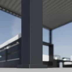 Orion Premium overkapping elektrisch met LED 400 x 800 antraciet