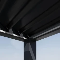 Orion Premium overkapping elektrisch met LED 400 x 800 antraciet