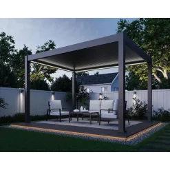 Orion Premium overkapping elektrisch E-LED 300 x 400 antraciet