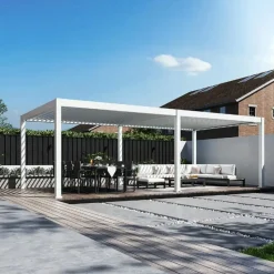 Orion Premium overkapping E-LED - 400 x 800 cm - wit