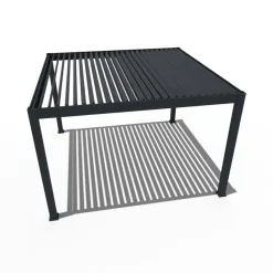 Orion Premium overkapping elektrisch met LED 400 x 400 antraciet