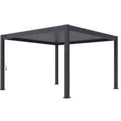 Orion Premium overkapping - 400 x 400 cm - Antraciet