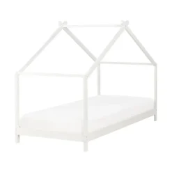 ORLU - Kinderbed - Wit - 90 x 200 cm - Dennenhout
