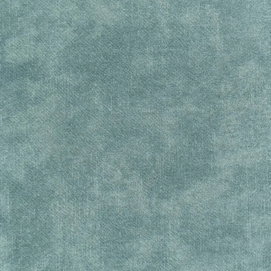 OSLO - Ottomaan - Blauwgroen - Fluweel