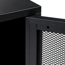 OSSETT - Nachtkastje - Zwart - Staal