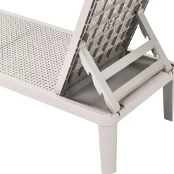 OSSI - Ligstoel - Lichtgrijs - Polypropyleen