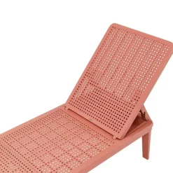 OSSI - Ligstoel - Rood - Polypropyleen