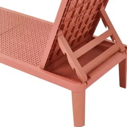 OSSI - Ligstoel - Rood - Polypropyleen