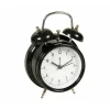 Ostaria Tafelklok en wekker Model Bells - zwart - 12 cm - metaal