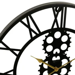 Ostaria Wandklok/muur klok - open uurwerk - D50 cm - metaal