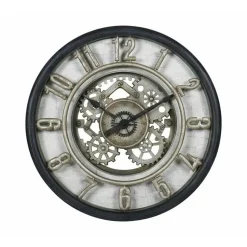 Ostaria Wandklok/muur klok Industrial Vintage Metal - Dia 51 cm