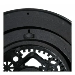 Ostaria Wandklok/muur klok Industrial Vintage Metal - Dia 51 cm