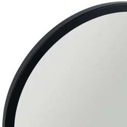Ostaria Wandspiegel Arch - zwart - metaal - halfrond - 34 x 50 cm