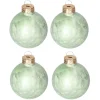 Othmar Decorations Kerstballen - 12x -6 cm - groen -glas
