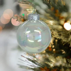 Othmar Decorations kerstballen 36x - parelmoer - glas -6 cm