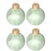 Othmar Decorations Kerstballen - 16x -4 cm - groen -glas