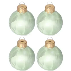 Othmar Decorations Kerstballen - 16x -4 cm - groen -glas
