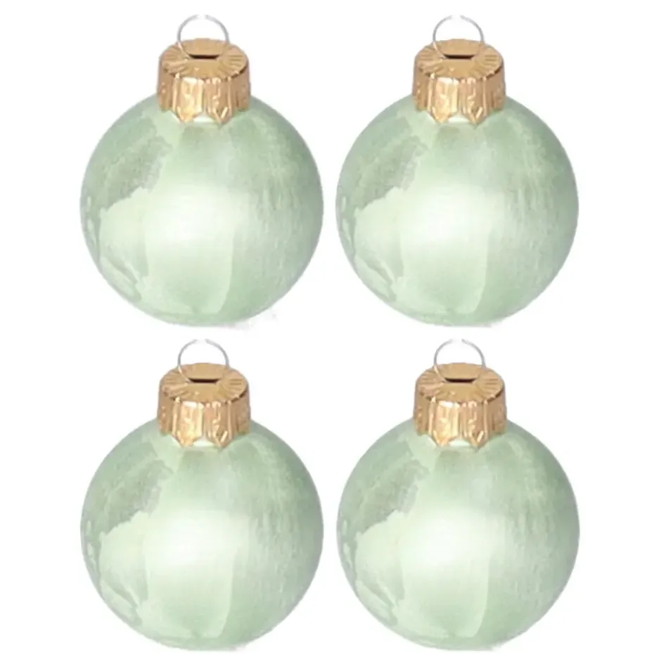 Othmar Decorations Kerstballen - 16x -4 cm - groen -glas