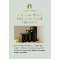 Othmar Decorations kerstballen - 36x - satijn wit - glas - 6 cm