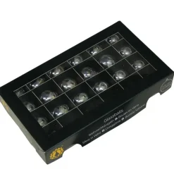 Othmar Decorations Kerstballen - glas - 24ST - parelmoer - 2,5cm