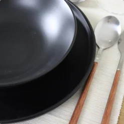 OTIX Bestekset 4 persoons RVS met Houtlook 16-delig