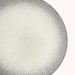 OTIX Dessert Ontbijt Bordenset 12 Persoons Zwart Taupe 21cm Keramiek TULIP