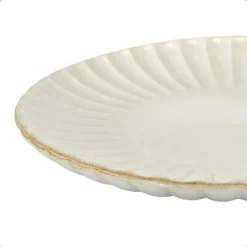 OTIX Diner Bordenset 6 Persoons Onderborden 32cm Wit Keramiek SOLIS