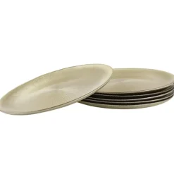 OTIX Dinerborden Bordenset 6 Persoons Goud Onderborden Kerst 27cm