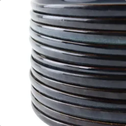 OTIX Dinerborden Bordenset 12 Persoons 26cm Blauw Aardewerk EBONY