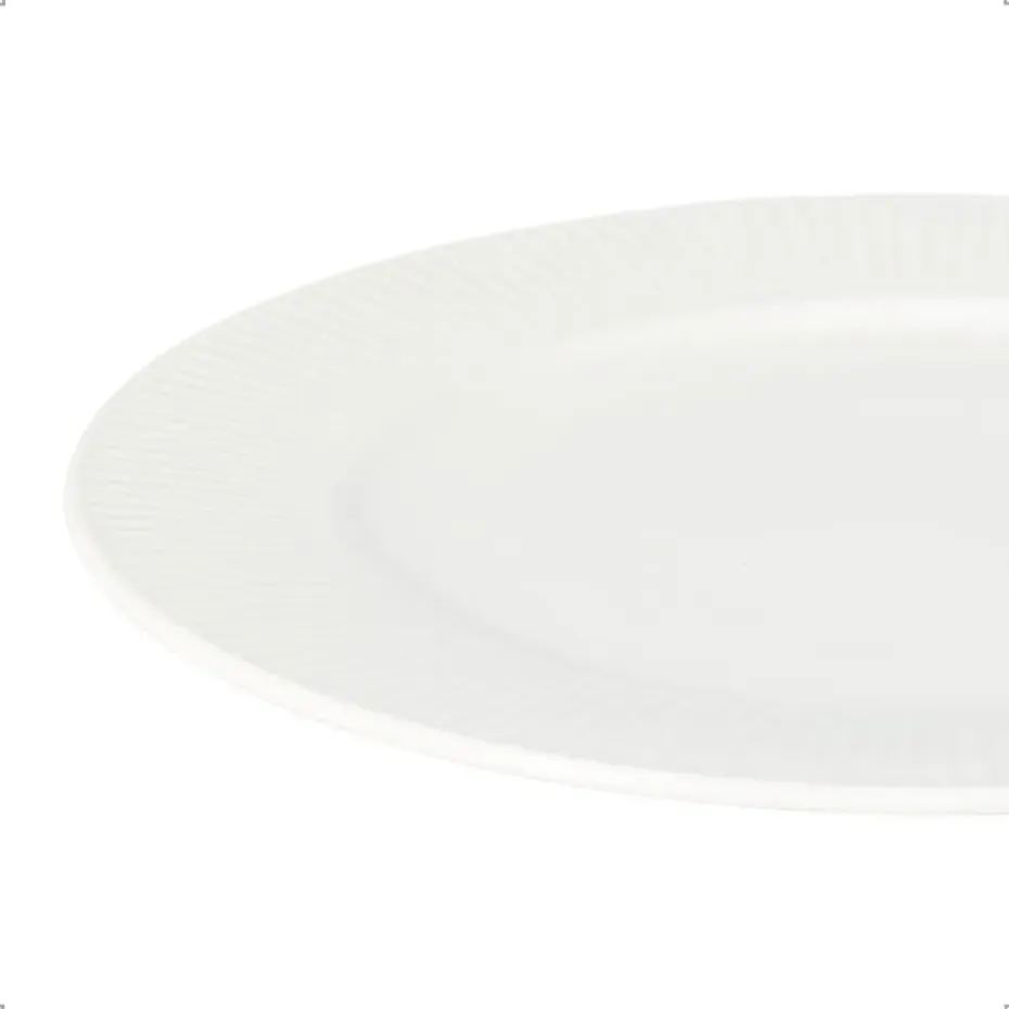 OTIX Dinerborden Bordenset 6 Persoons 27cm Wit Porselein LUNA