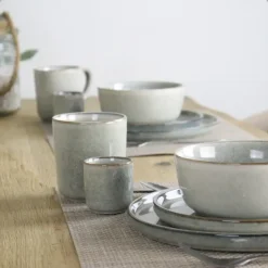 OTIX Espresso Kopjes Set van 12 Koffiekopjes 80ml Mokken Aardewerk