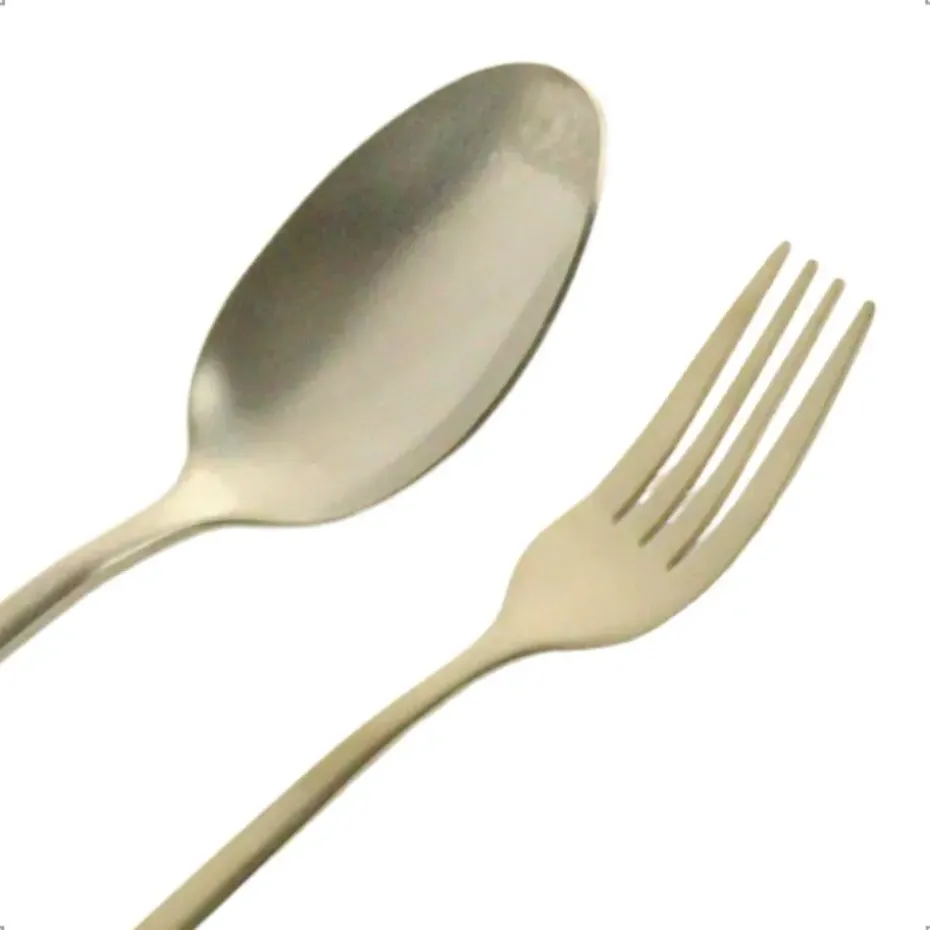 OTIX Gebaksvorkjes Theelepel Set van 16 Kleine Lepels Vorken Bestekset