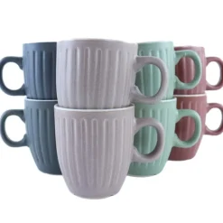 OTIX Koffiekopjes 8 Delig Moss - Multikleur