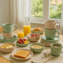 OTIX Koffiekopjes 6 stuks Aurora - Multikleur