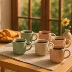 OTIX Koffiekopjes 12 stuks Aurora - Multikleur