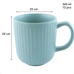 OTIX Koffiekopjes 12 stuks Aurora - Multikleur