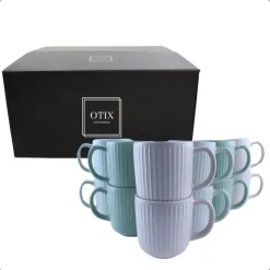 OTIX Koffiekopjes 12 stuks Aurora - Multikleur