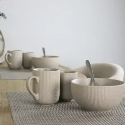 OTIX Koffiekopjes Met Oor Set van 6 Koffietassen Cappuccino Kop Theemok 300ML...