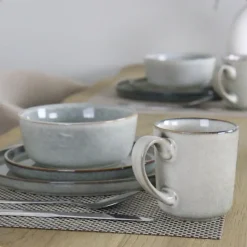 OTIX Koffiekopjes Met Oor Set van 12 Koffietassen Groot Theemok 420ML