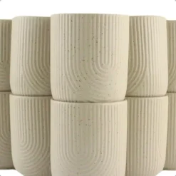 OTIX Koffiekopjes Set van 12 Kopjes 190ml 300ml met Set van 6 Soep