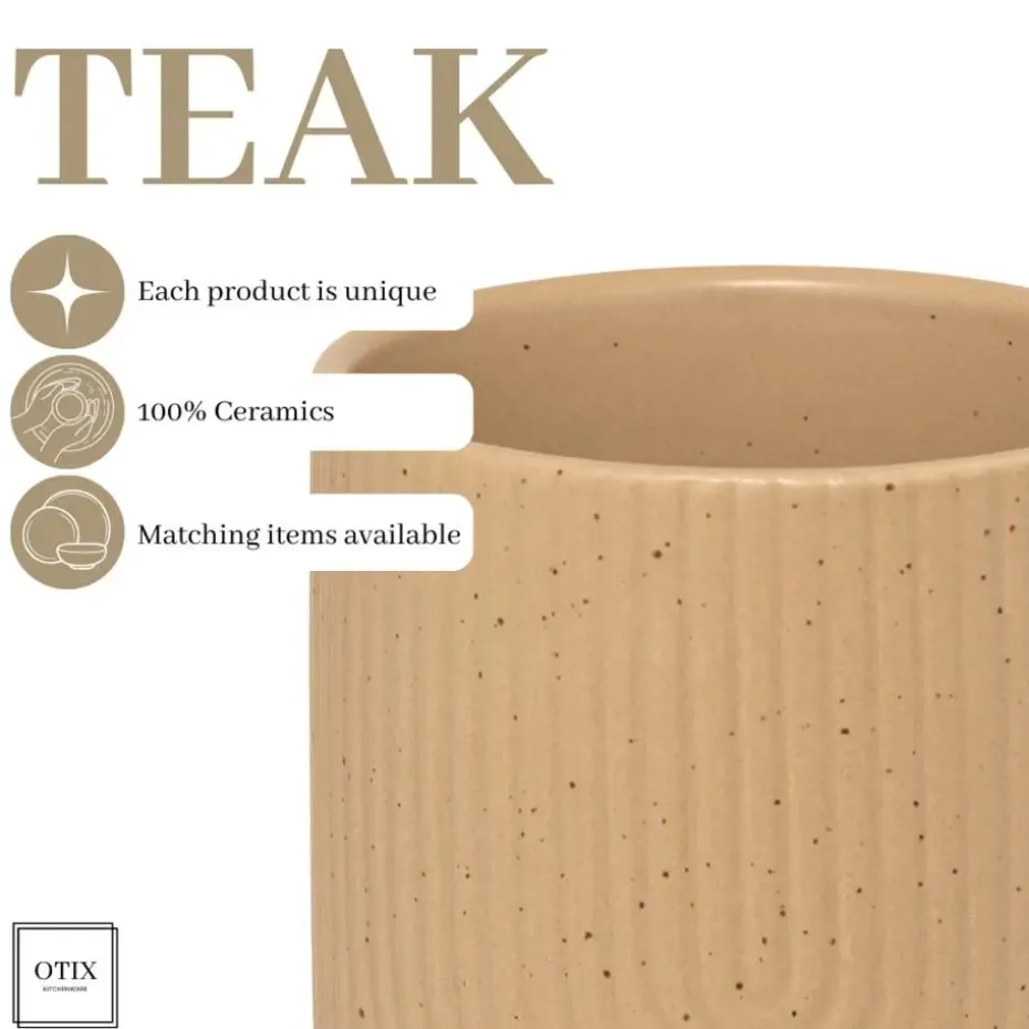 OTIX Koffiekopjes Set van 12 Kopjes 190ml 300ml met Set van 6 Soep