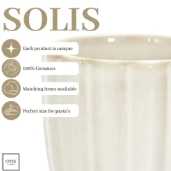 OTIX Koffiekopjes Zonder Oor Set van 6 Koffietas Theemok 120ml SOLIS