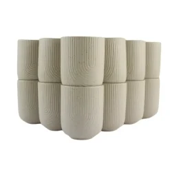 OTIX Koffiekopjes Zonder Oor Set van 12 Koffietassen Theemok 190ml