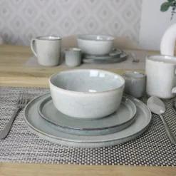 OTIX Ontbijtborden Bordenset 6 Persoons Dessertbord 21cm Aardewerk BEECH