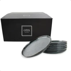 OTIX Ontbijtborden Bordenset 6 Persoons 21cm Dessertbord Ontbijtborden Blauw...