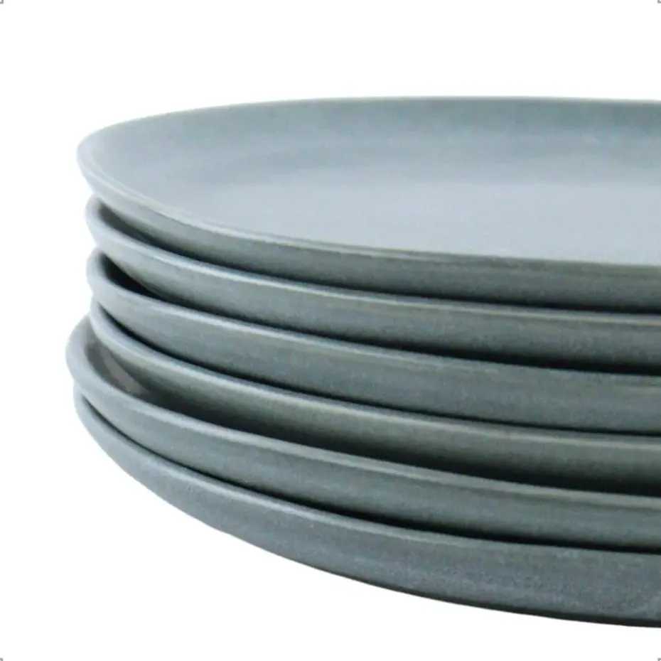 OTIX Ontbijtborden Bordenset 6 Persoons Dessertbord 21cm Aardewerk OAK