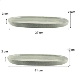 OTIX Serviesset Bordenset 6 Persoons 20-delig Serveerschaal borden