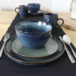 OTIX Serviesset 19-delig Bordenset Saladeschaal Ontbijtborden Diner...