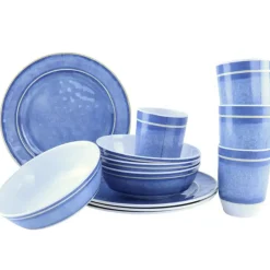 OTIX Serviessets 12 Delig Navara - Blauw