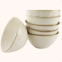 OTIX Soepkommen 6 Persoons Beige 620ml Keramiek